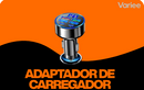Adaptador de Carregador de Telefone para Carro 6 em 1