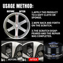 Pasta de remodelação de arranhões de aro de roda de carro